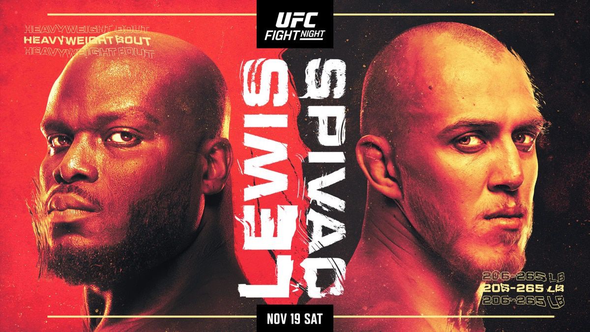 UFC Vegas 68 headliners Derrick Lewis and Sergey Spivak