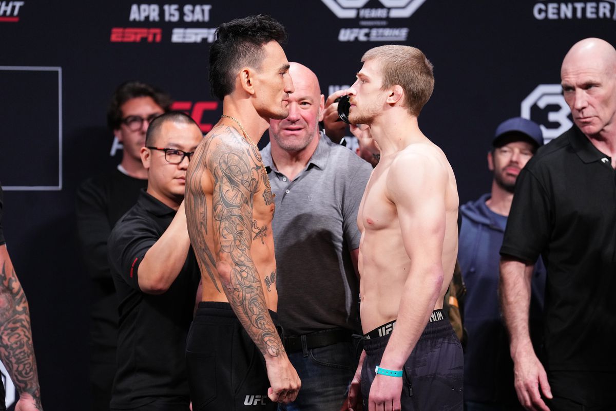UFC on ESPN 44: Holloway vs. Allen Main Event Weigh in Faceoff