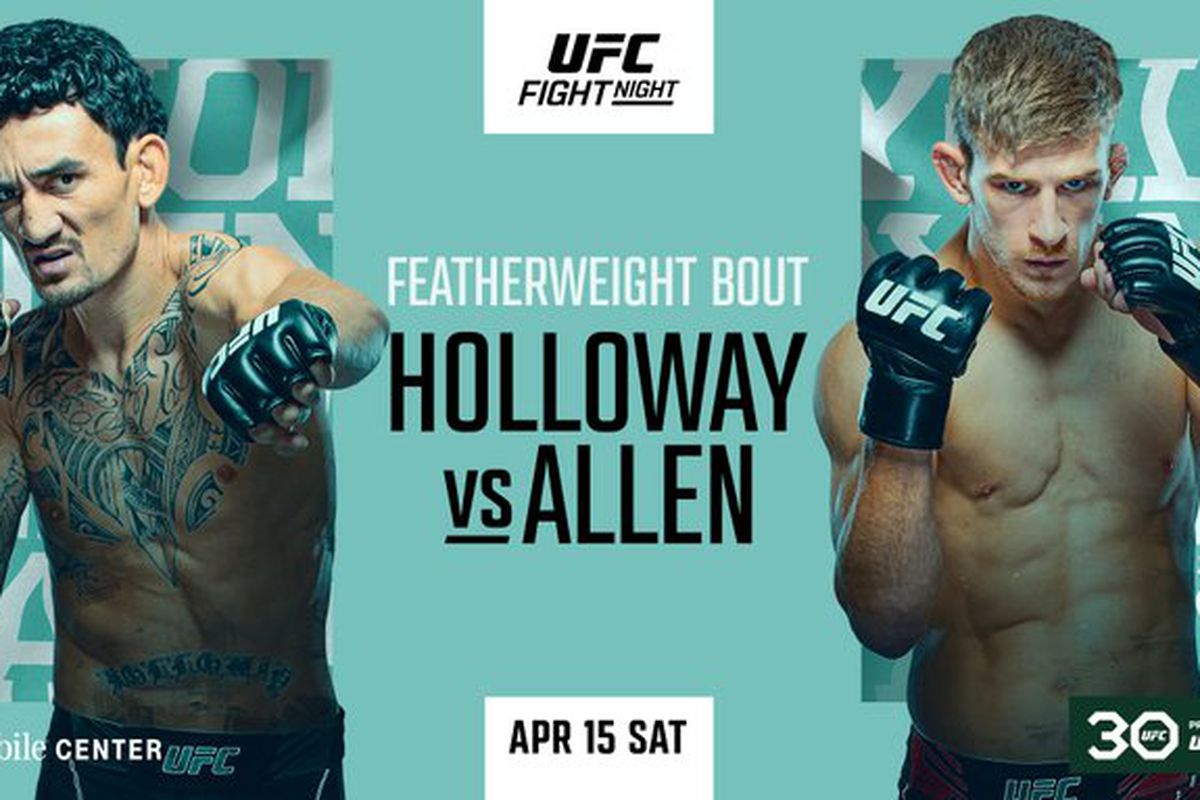 UFC on ESPN 44: Holloway vs. Allen Official Fight Poster