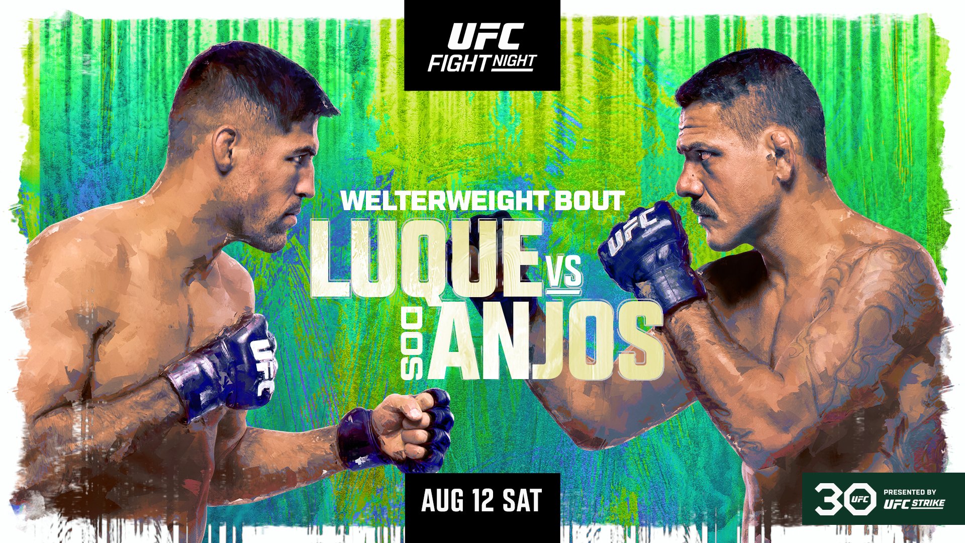 UFC Vegas 78: Luque vs. dos Anjos Fight Card and Start Times