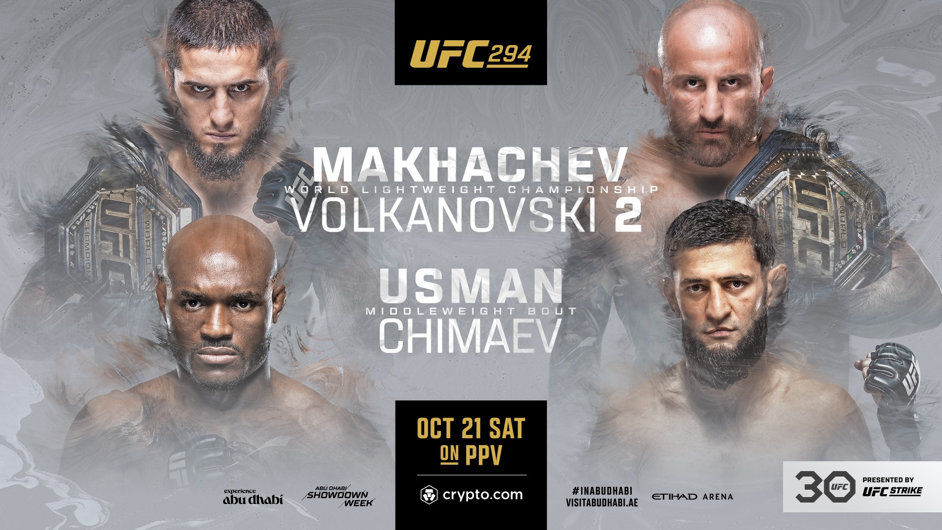 UFC 294: Islam Makhachev vs. Alexander Volkanovski Fight Card, Start Times, Streams