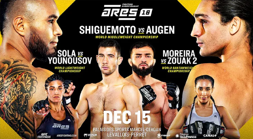 Two Title Fights Headline ARES FC 18: Fight Card, Start Times, Streams